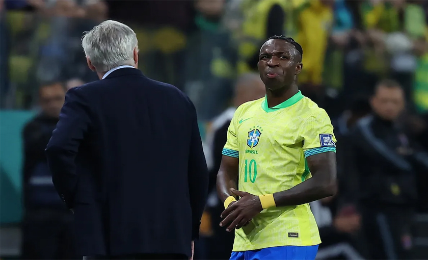 Ancelotti tidak panggil Vinicius