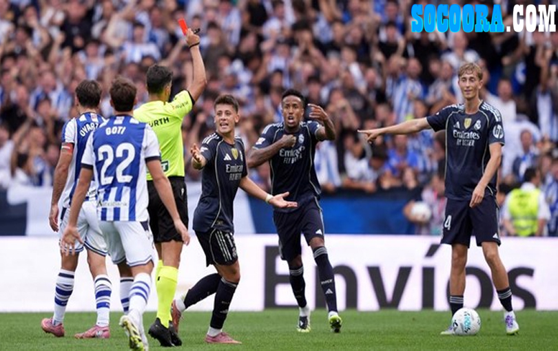 Real Madrid vs wasit La Liga